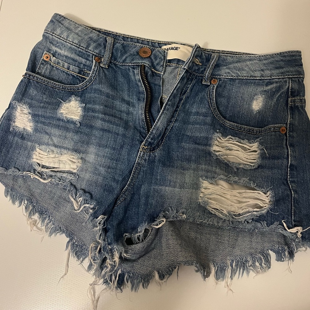 Garage High Waisted Festival Short
